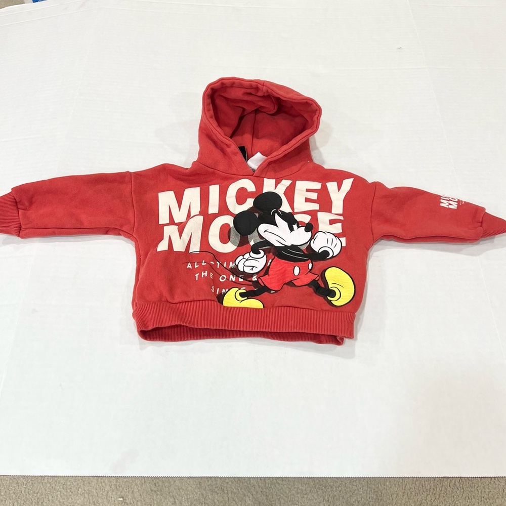 Zara x Disney |  Mickey Mouse Pullover Hoodie Sweatshirt - Picture 2 of 4